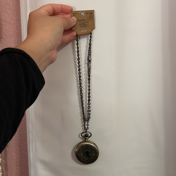 Gold Bronze Pocket Watch - Picture 2 of 8